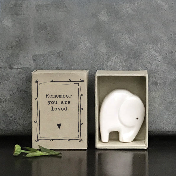 Matchbox - Porcelain Elephant