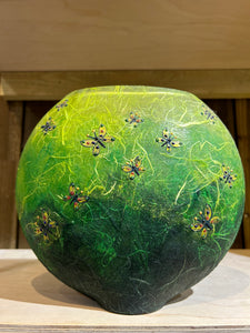 Green Butterfly Gallery Vase