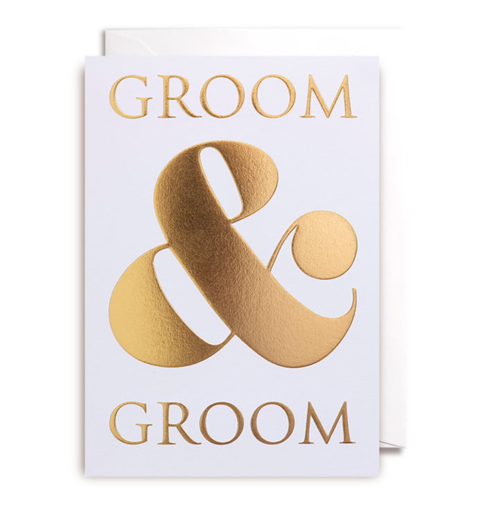 Groom & Groom Card