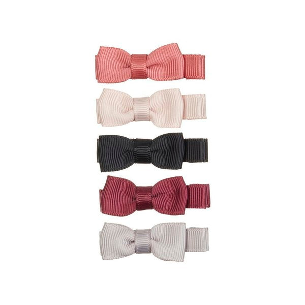 MARTHA BOW CLIPS - RED