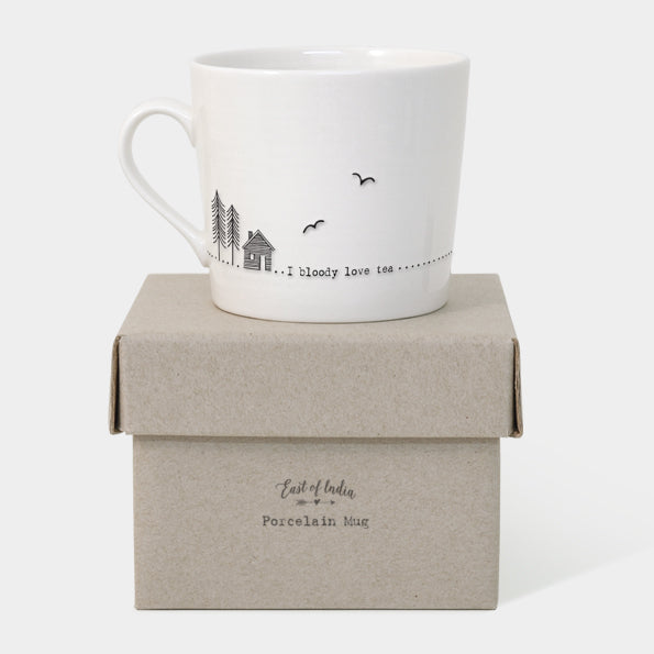 Boxed Porcelain Mug -  'Love Tea'