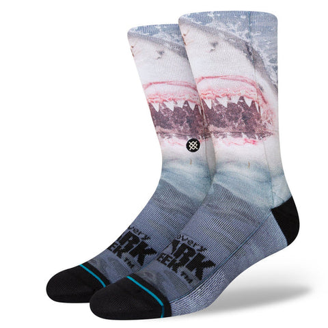 Stance ‘Pearly Whites’ Socks - Large 9-13
