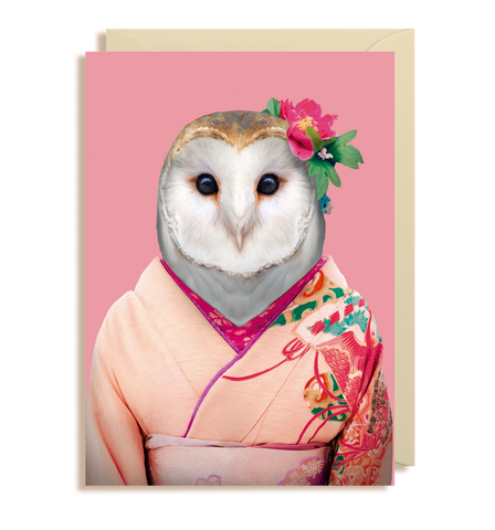 Zoo Portraits - Barn Owl Card
