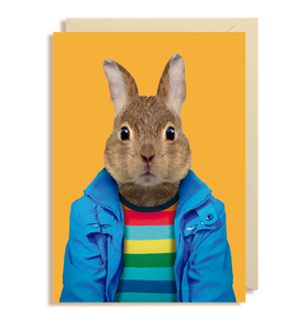 Zoo Portraits - European Rabbit Card