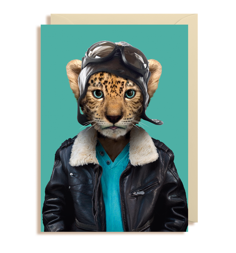 Zoo Portraits - Leopard Cub Card