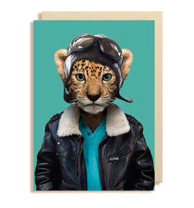 Zoo Portraits - Leopard Cub Card