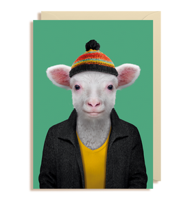 Zoo Portraits - Sheep Card