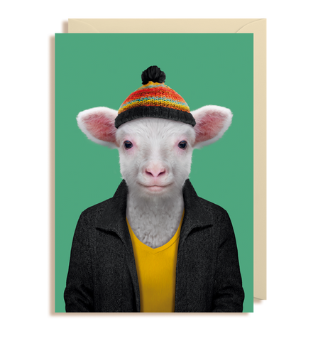 Zoo Portraits - Sheep Card