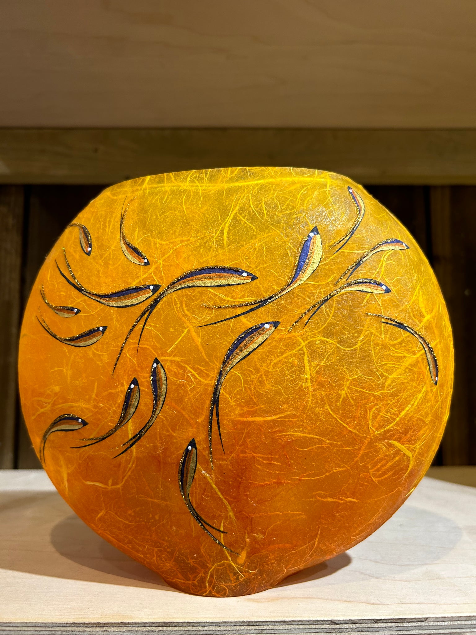 Orange Fish Gallery Vase