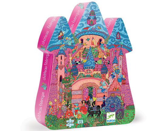 SILHOUETTE PUZZLE - The fairy castle 54 pcs