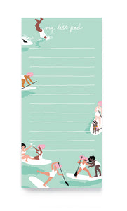 'Fun In The Water' Magnetic List Pad