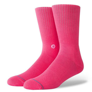 'Stance Icon' Neon Pink Socks - Large 9-13