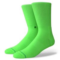 Stance Neon Green Socks - Large 9-13