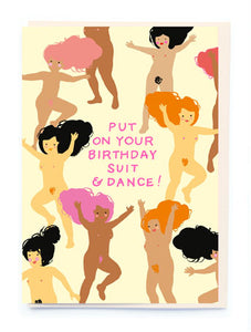 Nudie Ladies Birthday Card