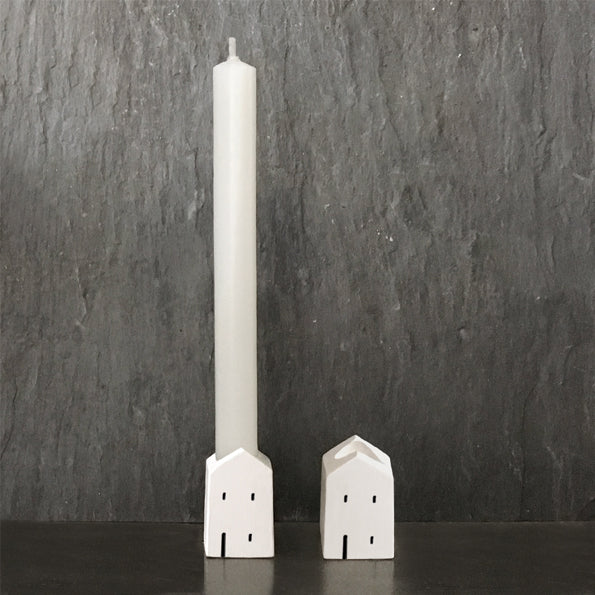 Candle with holder-Porcelain House
