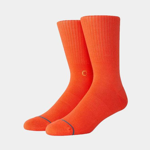 Stance Neon Orange Socks - Large 9-13