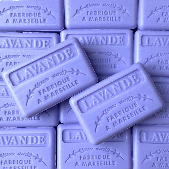 Choose from a selection of 18 different 'Savon De Marseille' 125g - Soap Bar with Organic Shea Butter
