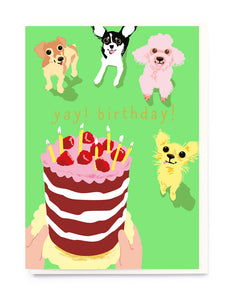 Doggie Treats Birthday Card