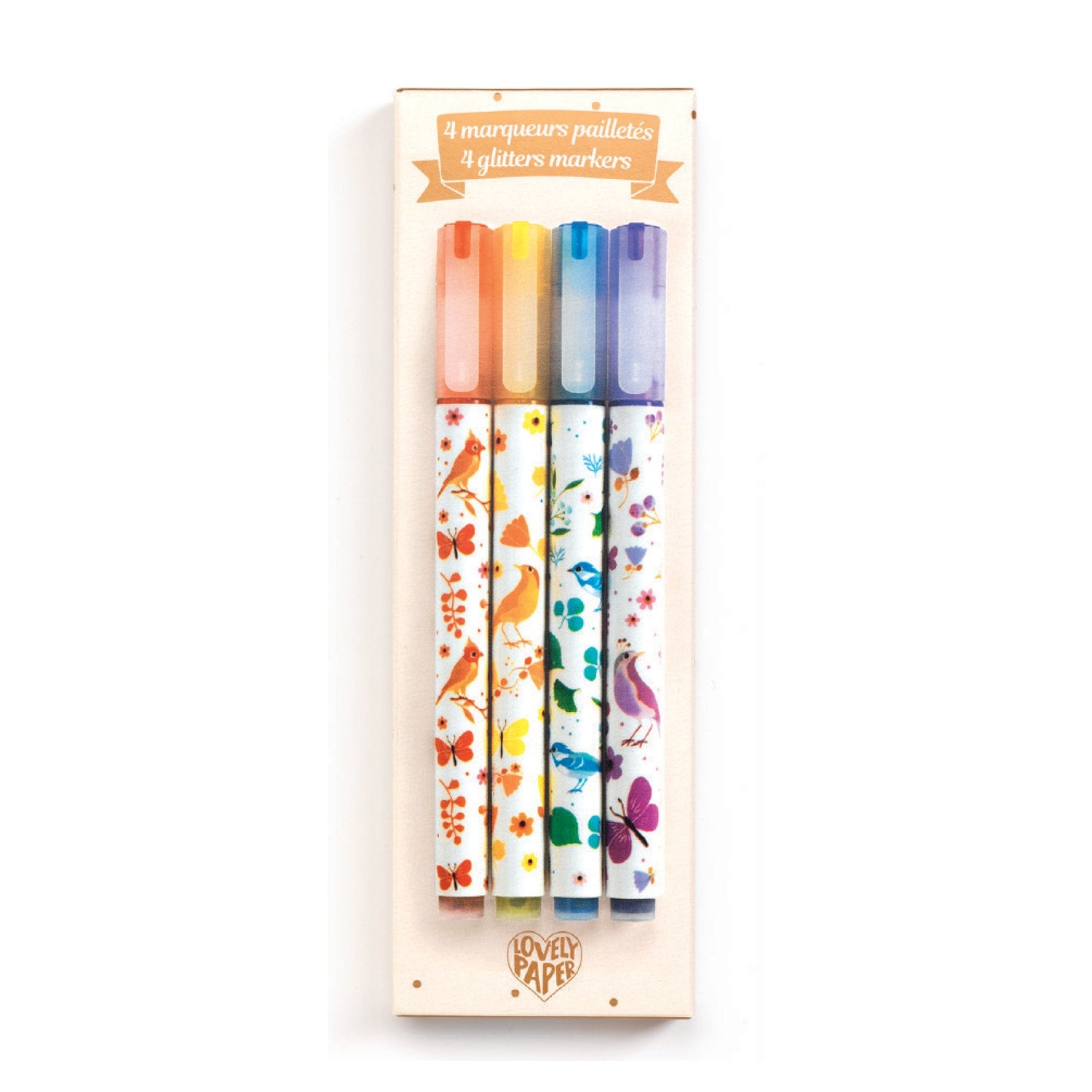 MARQUEUR- - 4 glitters markers