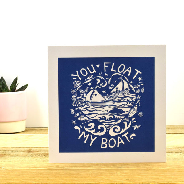 You Float My Boat' Card
